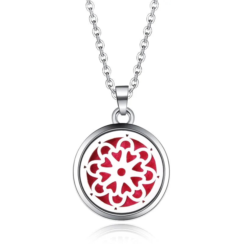 Aromatherapy Pendant Necklace Essential Oil Diffuser