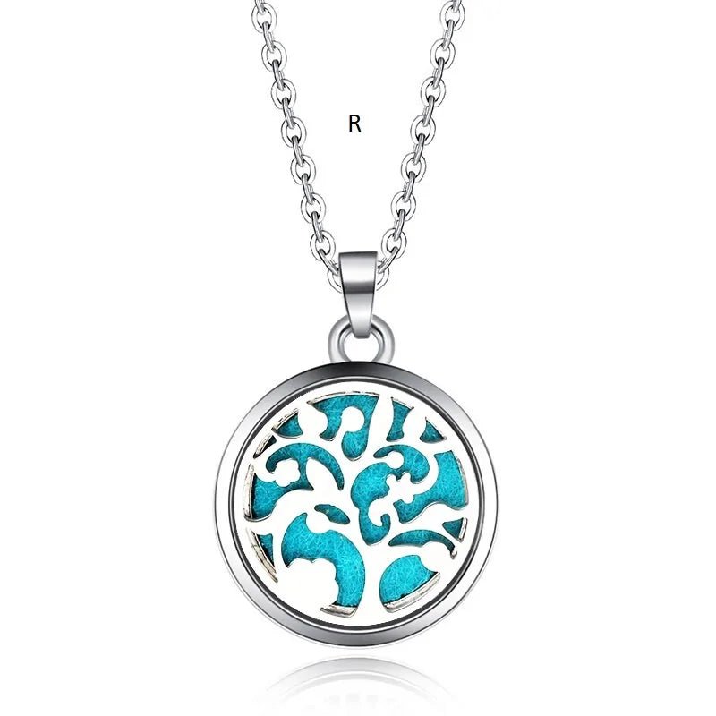 Aromatherapy Pendant Necklace Essential Oil Diffuser - TRUE BLUE NOVELTY SHOP