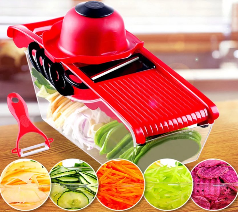 Multifunction Kitchen Slicer 6 Blades - TRUE BLUE NOVELTY SHOP