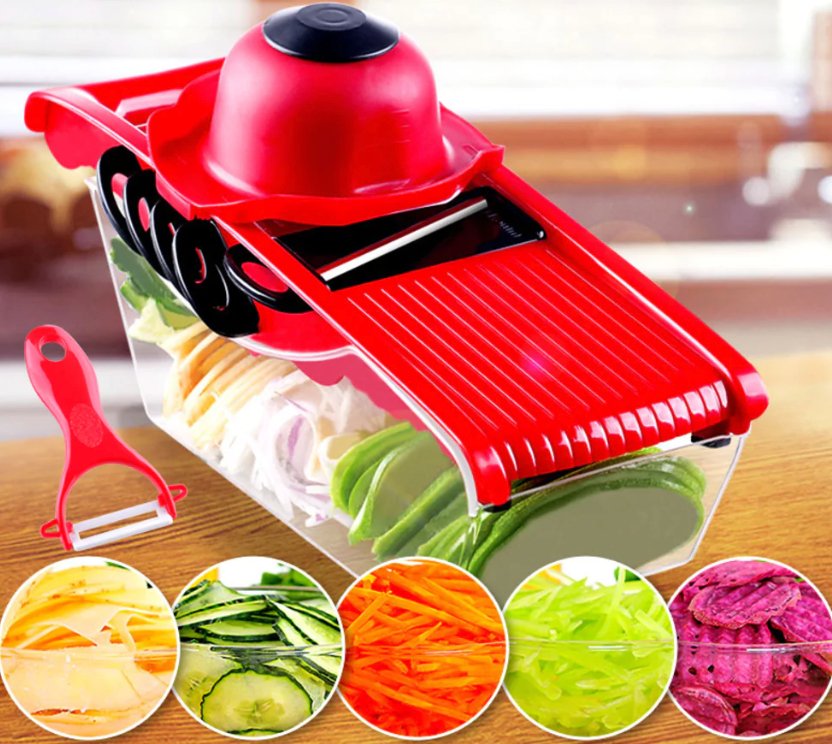 Multifunction Kitchen Slicer 6 Blades - TRUE BLUE NOVELTY SHOP