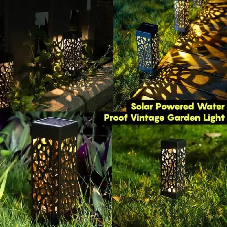 Solar Powered Waterproof Vintage Garden Light - TRUE BLUE NOVELTY SHOP