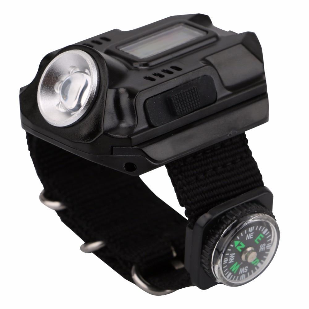 Tactical Flashlight/Watch Combo W/Compass - TRUE BLUE NOVELTY SHOP