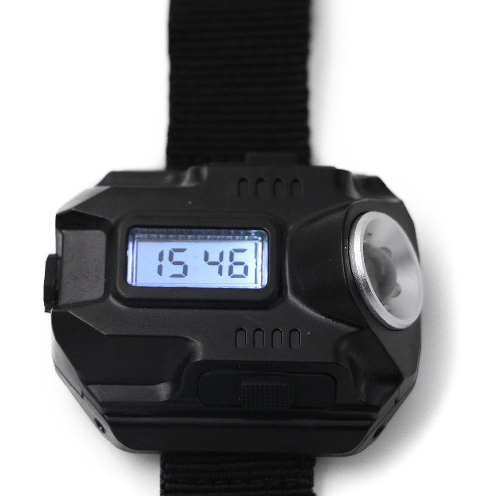 Tactical Flashlight/Watch Combo W/Compass - TRUE BLUE NOVELTY SHOP